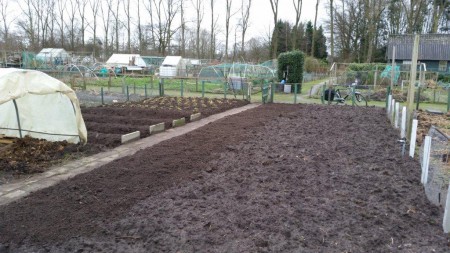 Deel overzicht Volkstuin de Lighallen.